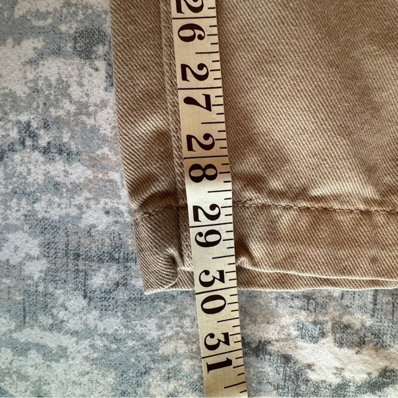 Aritzia TNA Corbett Cargo Pant Size 12 Tan Loose Baggy Wide Leg 90s Y2K Utility - Picture 15 of 16